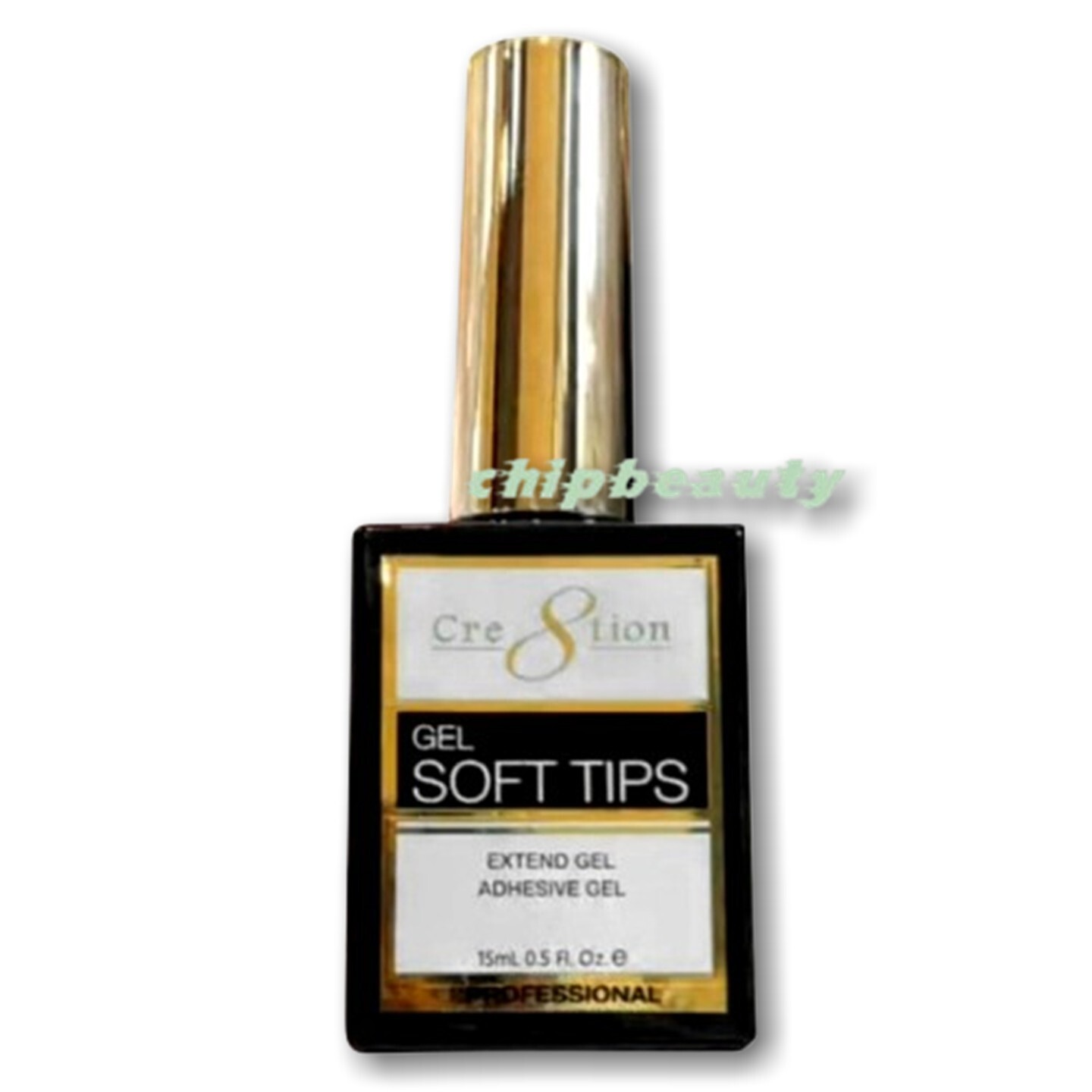 Cre8tion Soft Gel Tips Adhesive 15ml-0.5fl.oz Strength Nail System Gel Glue