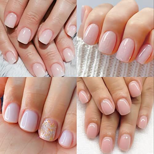 Extra Short Square Fake Nails XS 216pcs Pre-shape Extra Short XS Straight