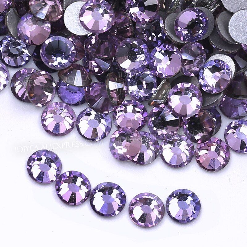 Vitrail Rose Non HotFix Rhinestone Nail Art Crystal Strass – DIY Manicure Decor