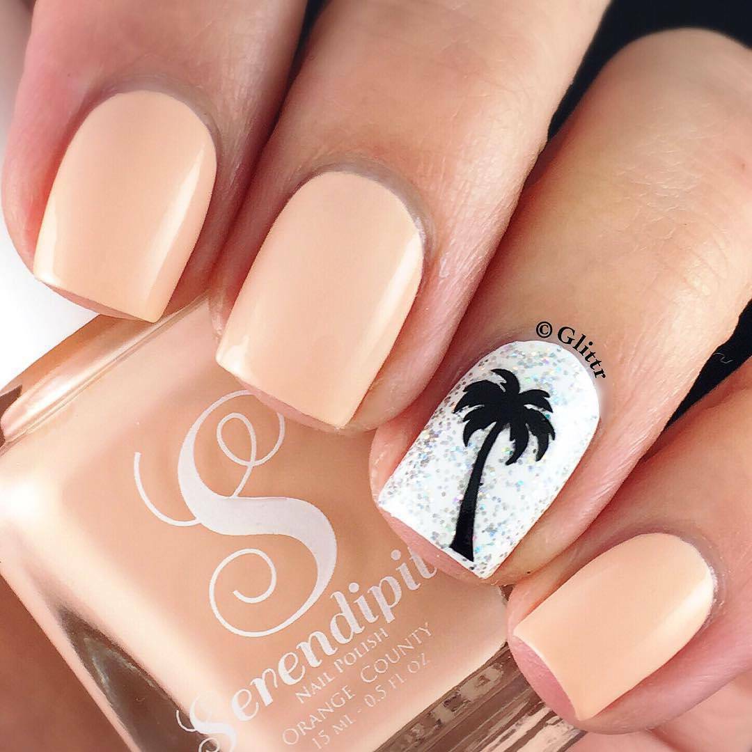 Palm Stencils for sunset nails, nail art, nail vinyls