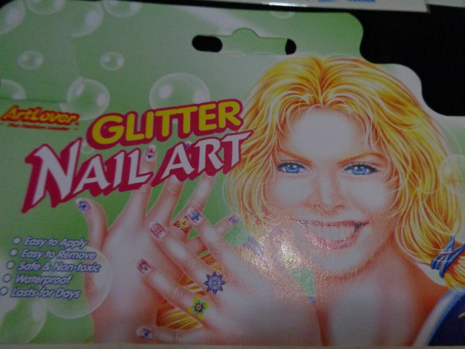 12 Sheets Lot Water Transfer Glitter Nail Art Stickers Manicure NEW USA Seller