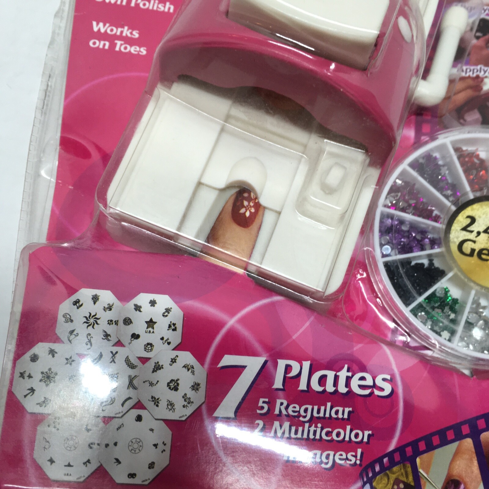 Hollywood Nails All In One Nail Art System Kit As Seen On TV (Pack of 2)