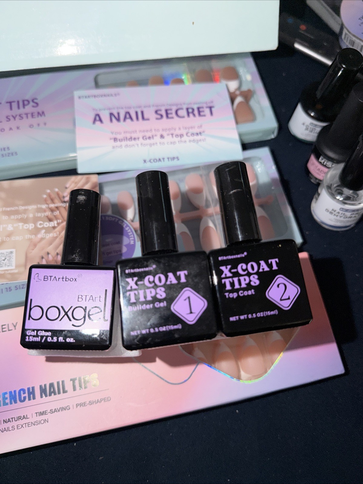 BT ART BOX NAILS Kit/Extra Nail Tips