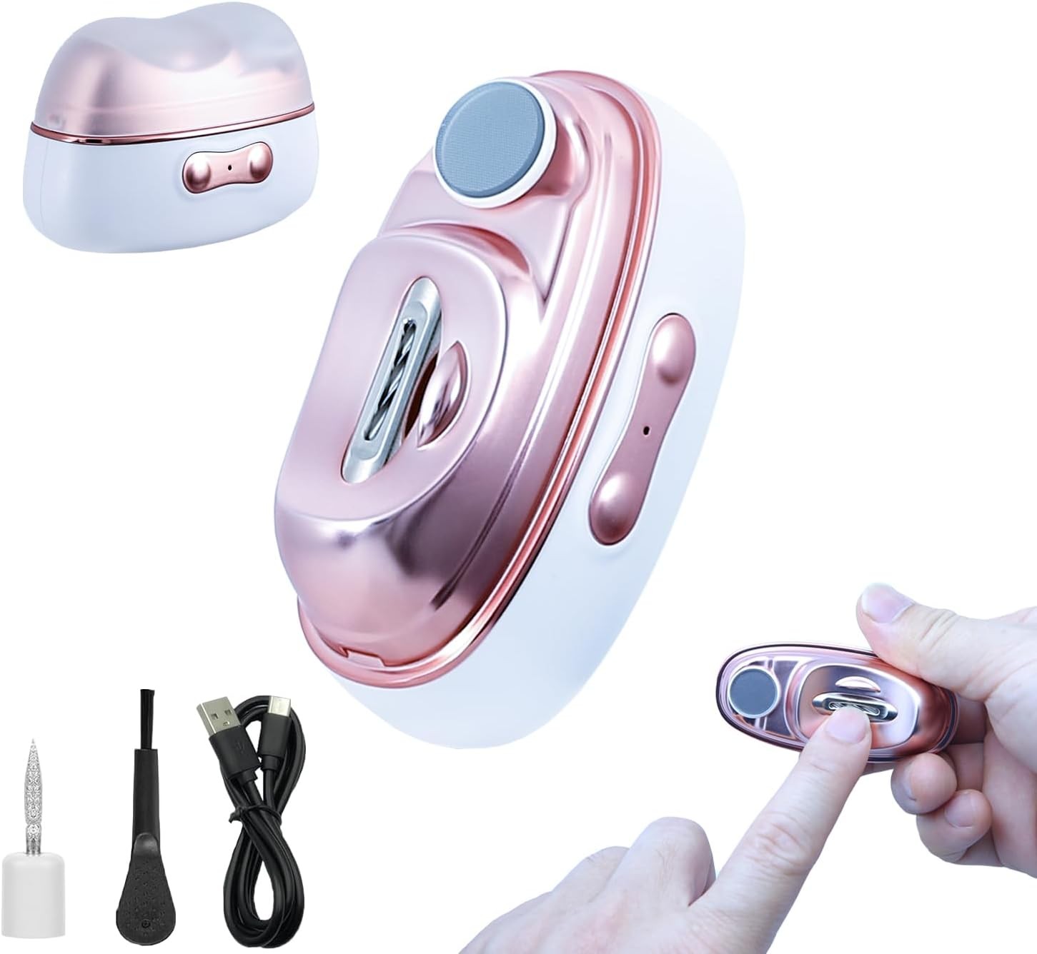 2026 Upgraded 4-in-1 Electric Nail Clipper, Strelined Portable Nail