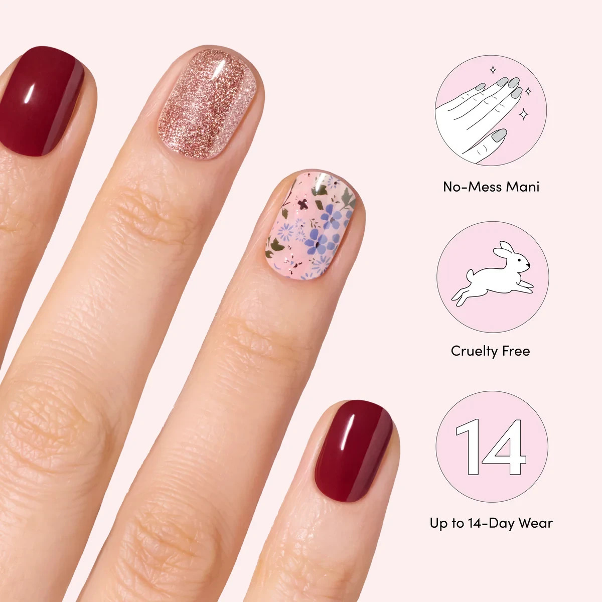 Dashing Diva Gloss Ultra Shine Gel Palette Nail Strips