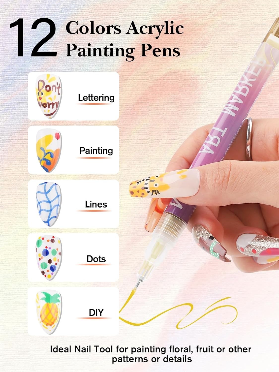 Intricate Nail Design Pens – Fine Tip for Precision Artwork