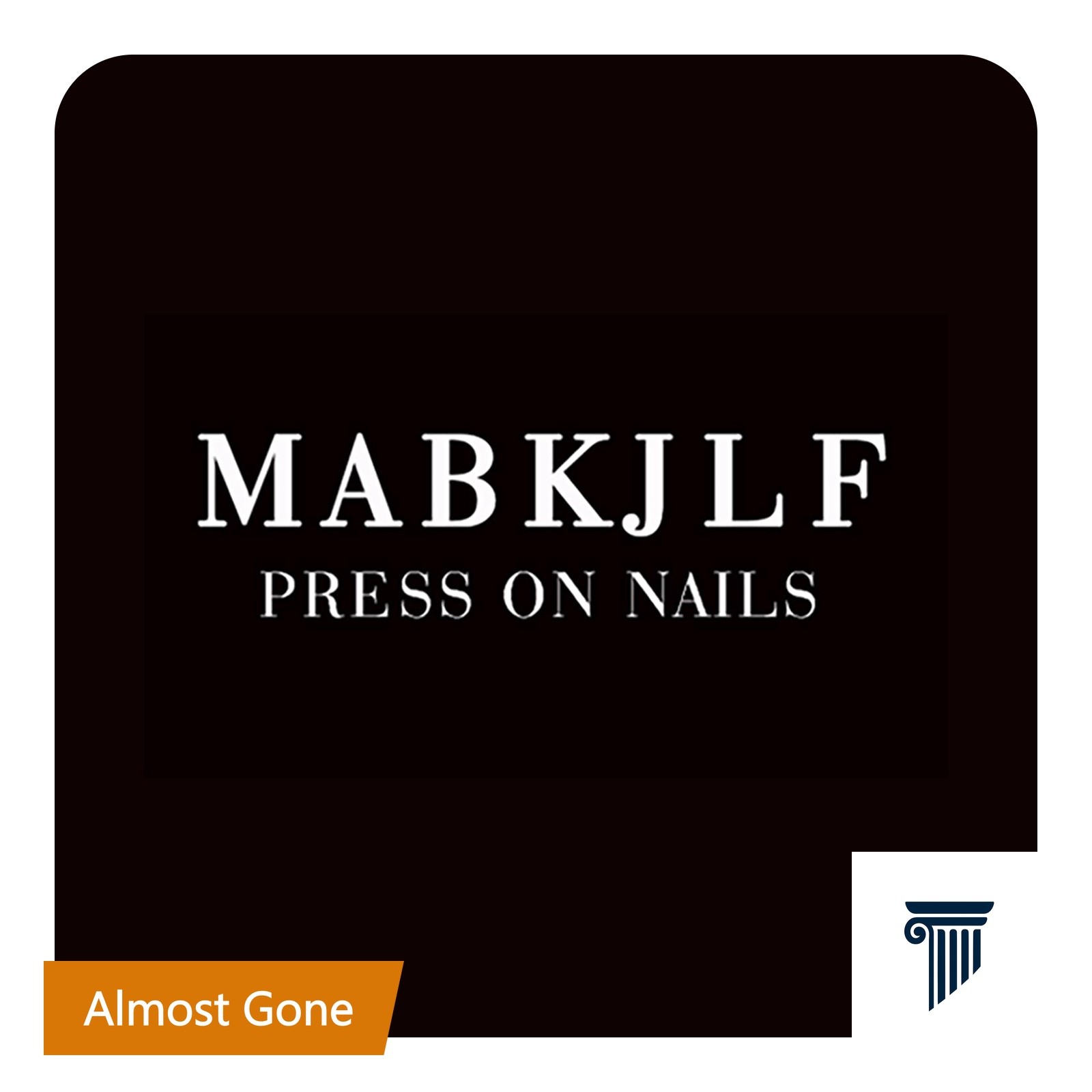 MABKJLF Luxury Almond Press On Nails S Style12