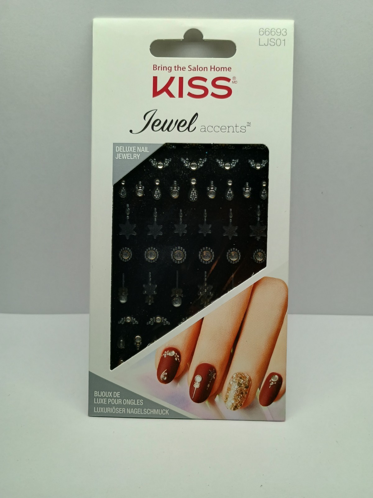 Kiss Jewel Accents Deluxe Nail Jewelry Nail Sticker (Pack of 1)