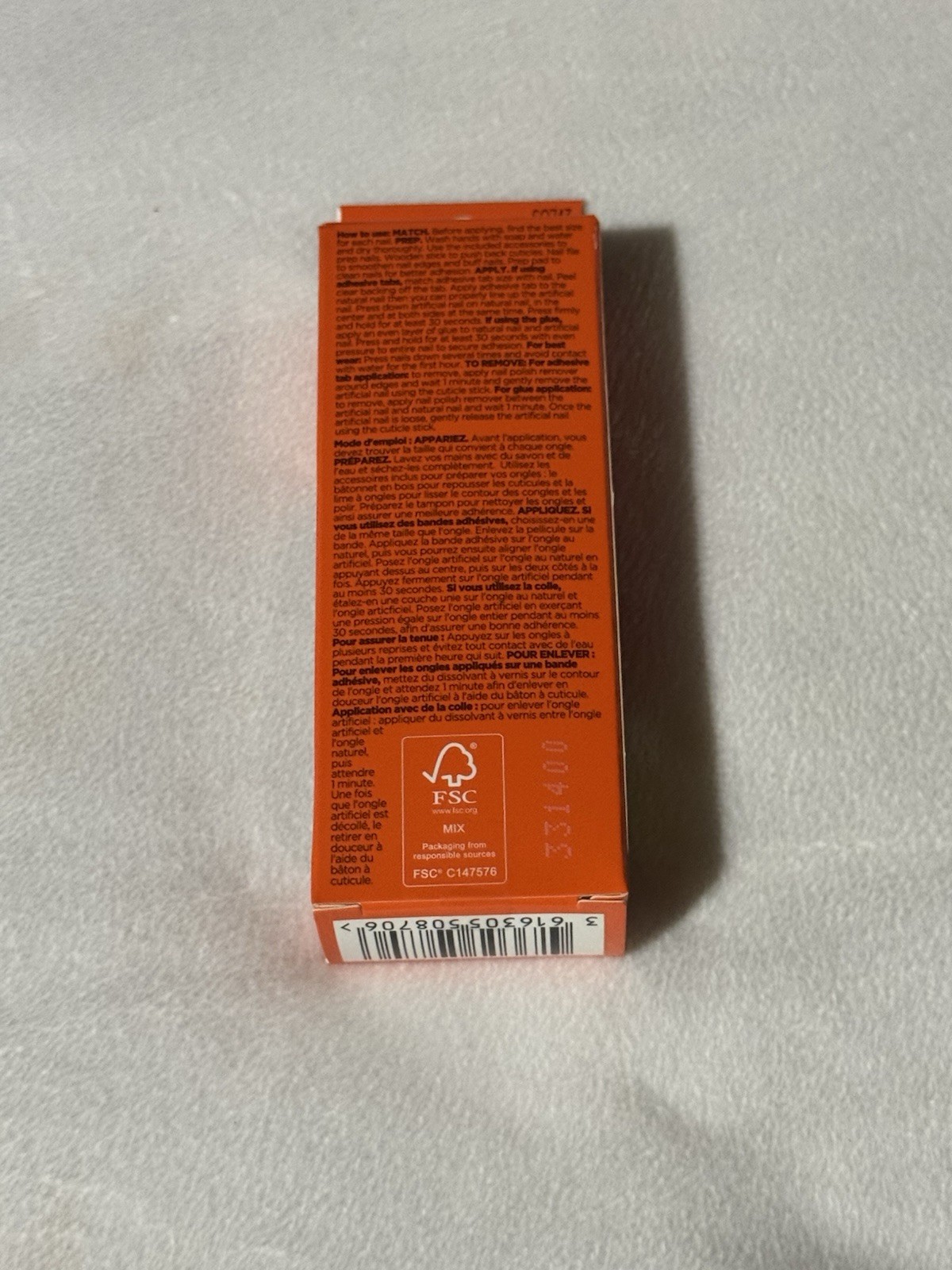 Sally Hansen X Reese’s Press On Nails Perfect Manicure Square 24ct Chocolate PB