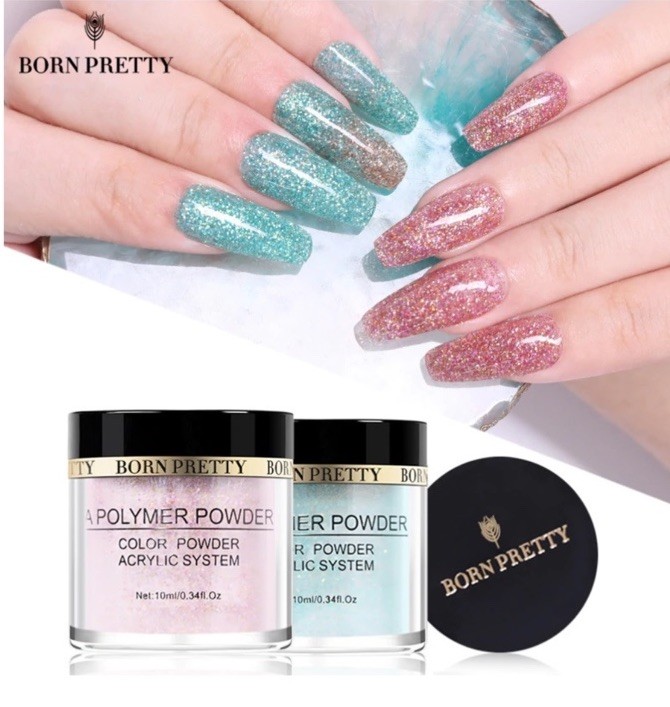 BORN PRETTY 3 & 1 Acrylic Dipping Powder Nail Art Carving Mad Doll Gel Polish