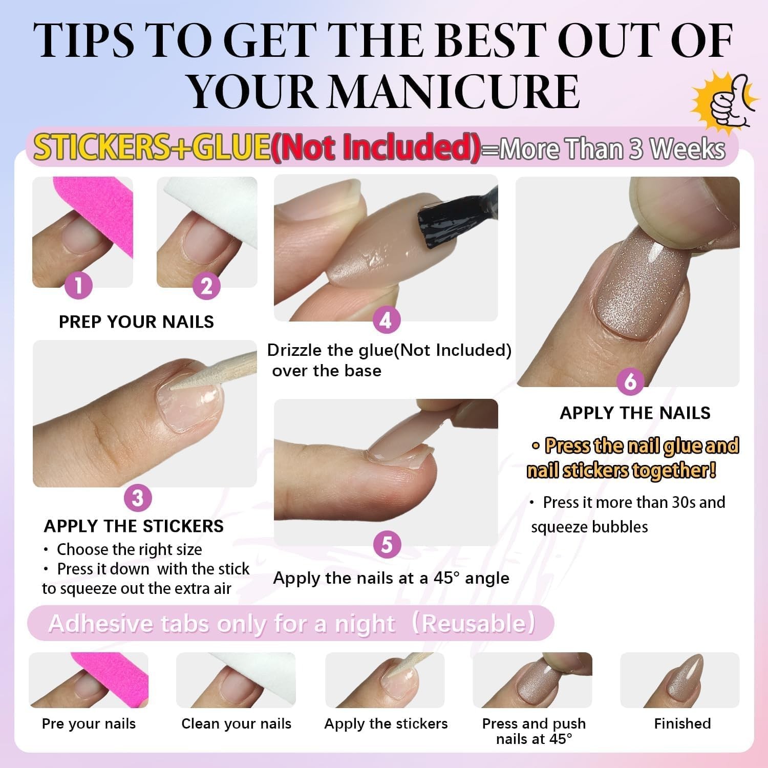 KQueenest Purple Cat Eye Press on Nails Almond Shape, 30 Pcs Black Glitter Fake