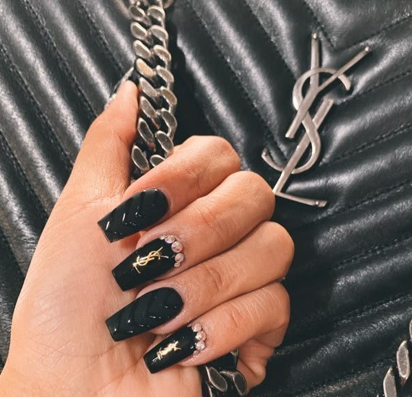 NWT NAIL ART DESIGN GOLD METAL NAIL FINDINGS: ULTIMATE MIX N°1!