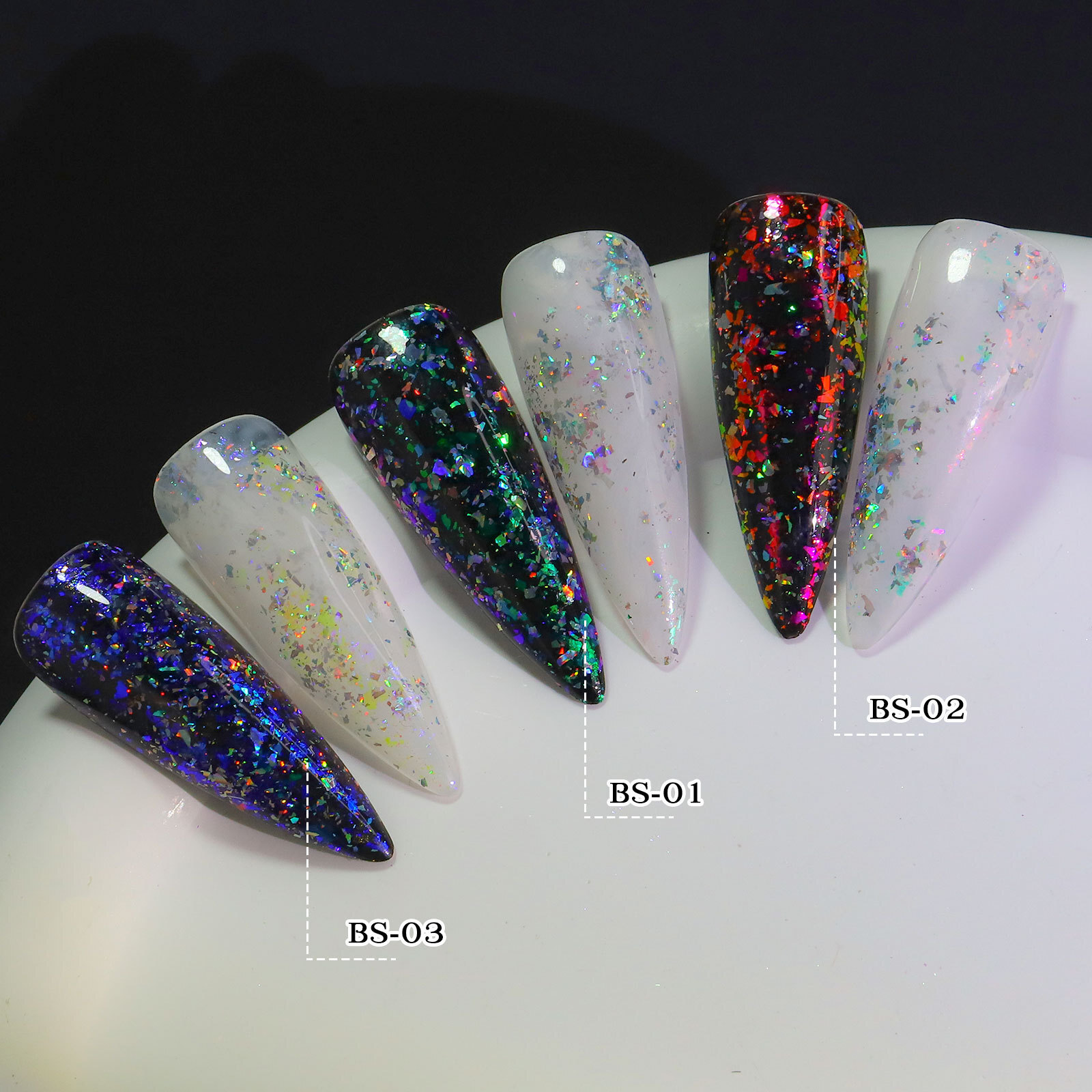 Chameleon Sequins Mirror Laser Powder Holographic Nail Art Glitter Flakes Decor