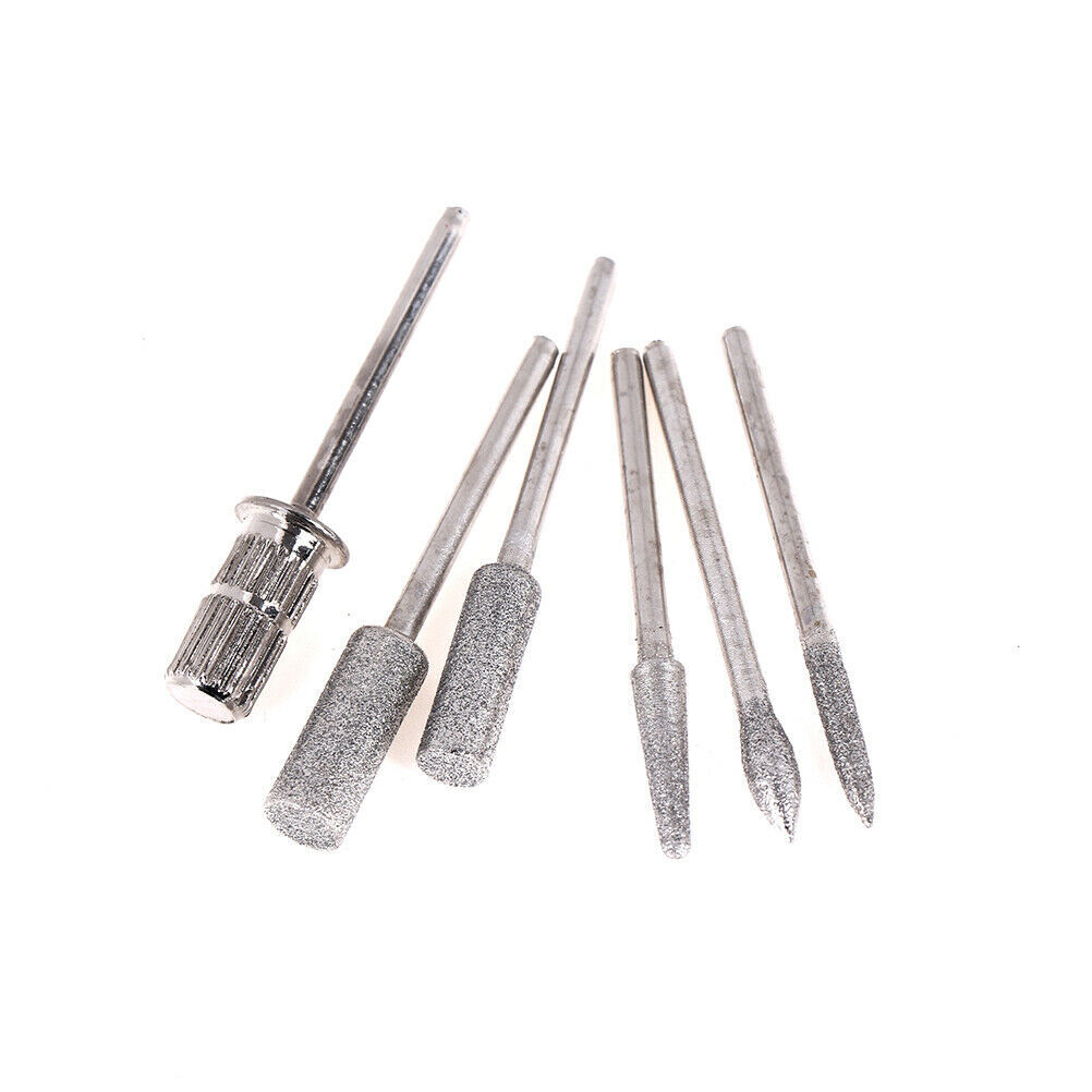 12 Pcs Mix Nail Art Electric File Drill Bits Replacement Manicure Pedicure Tool