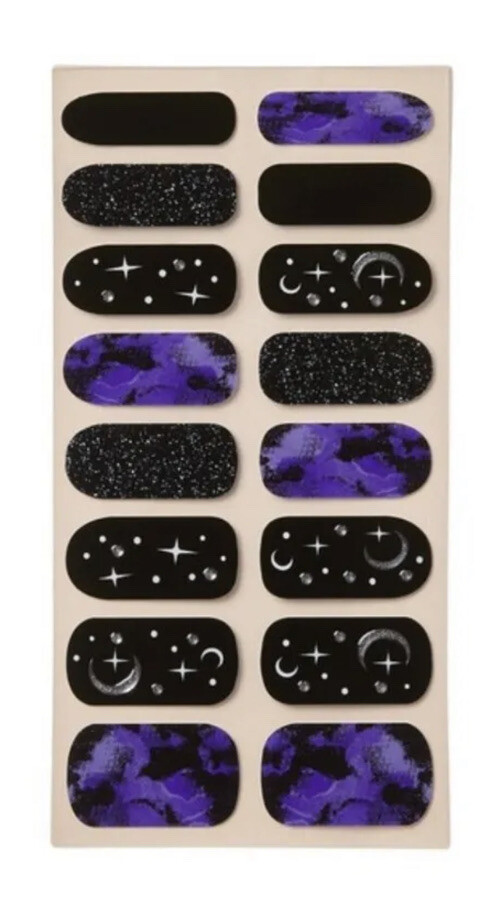 KISS Mani Pop Glow in the Dark Halloween Edition Nails, 16 Count