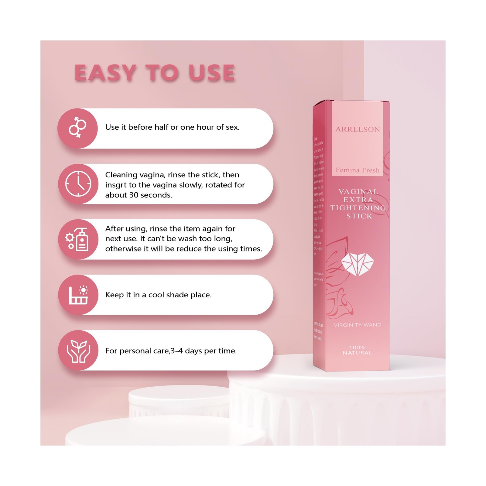 Femina Fresh Tightening Rejuvenation Stick for Women, Feminine Hygi… Fast Ship