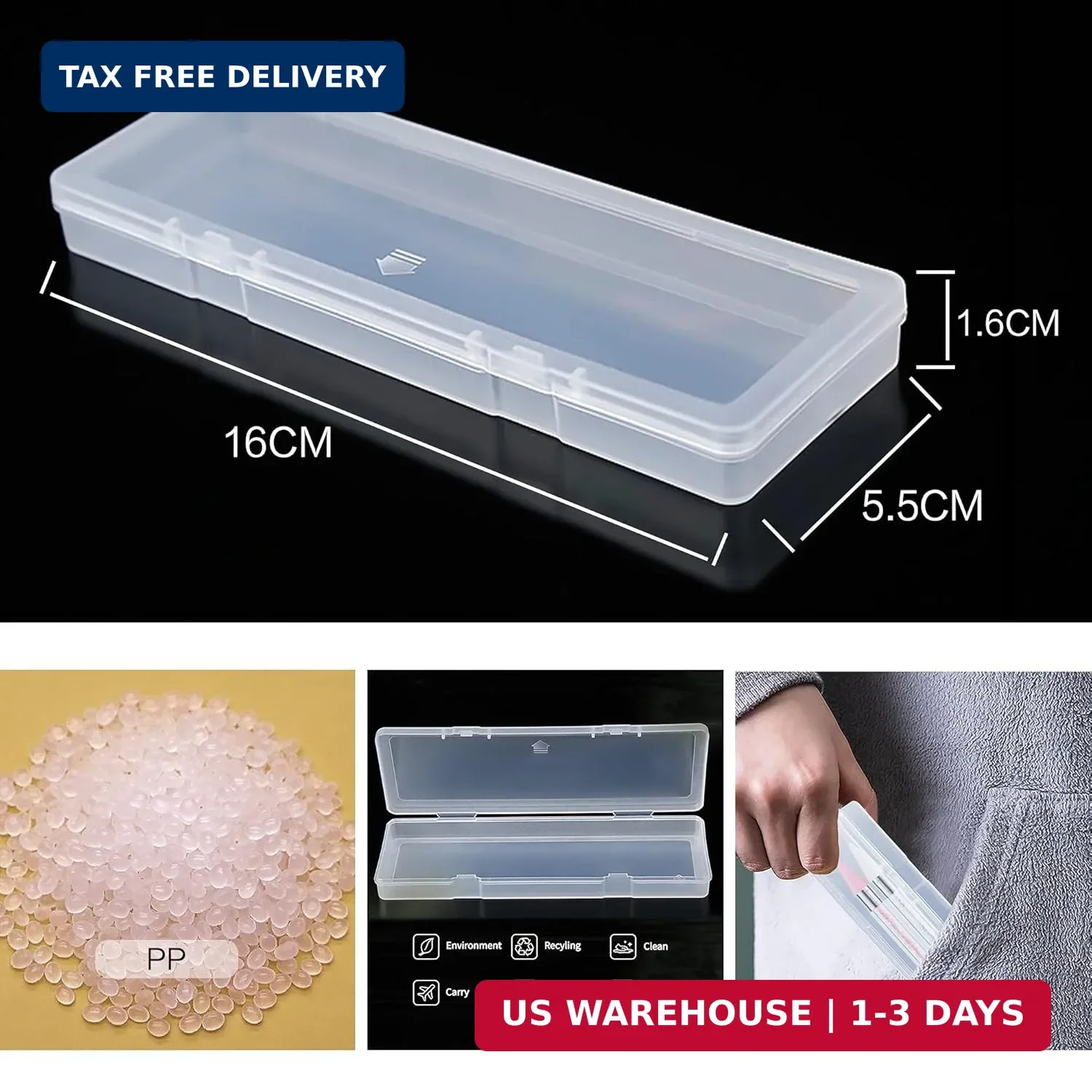 Kaychan1 Rhinestone Applicator Tool – Acrylic Handle Dual-Ended Wax Pen DIY Nail
