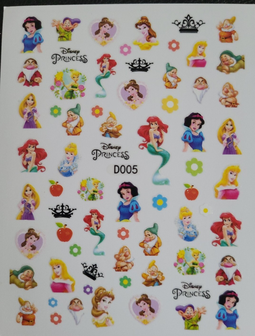 Disneys Princess Nail Stickers