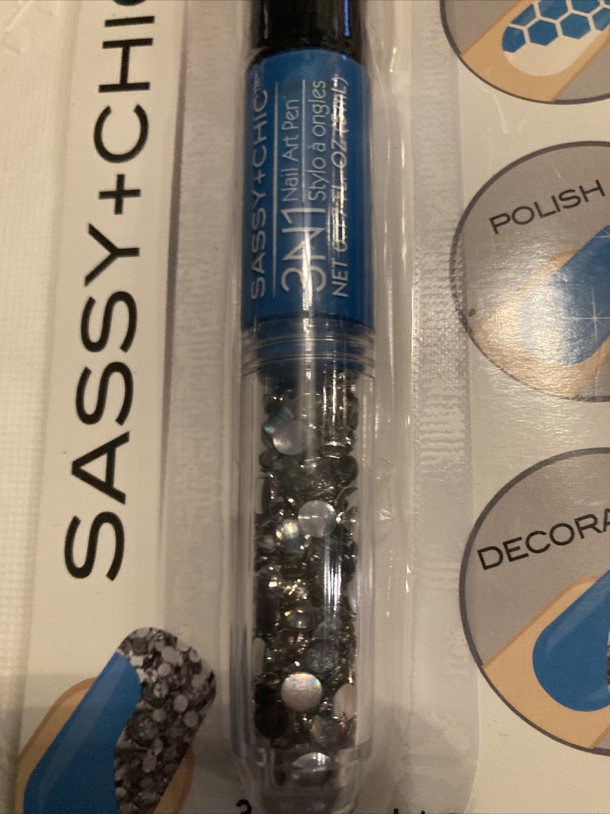 Sassy + Chic Nail Art Pen ~Blueberry Scented ~ Stocking Stuffer
