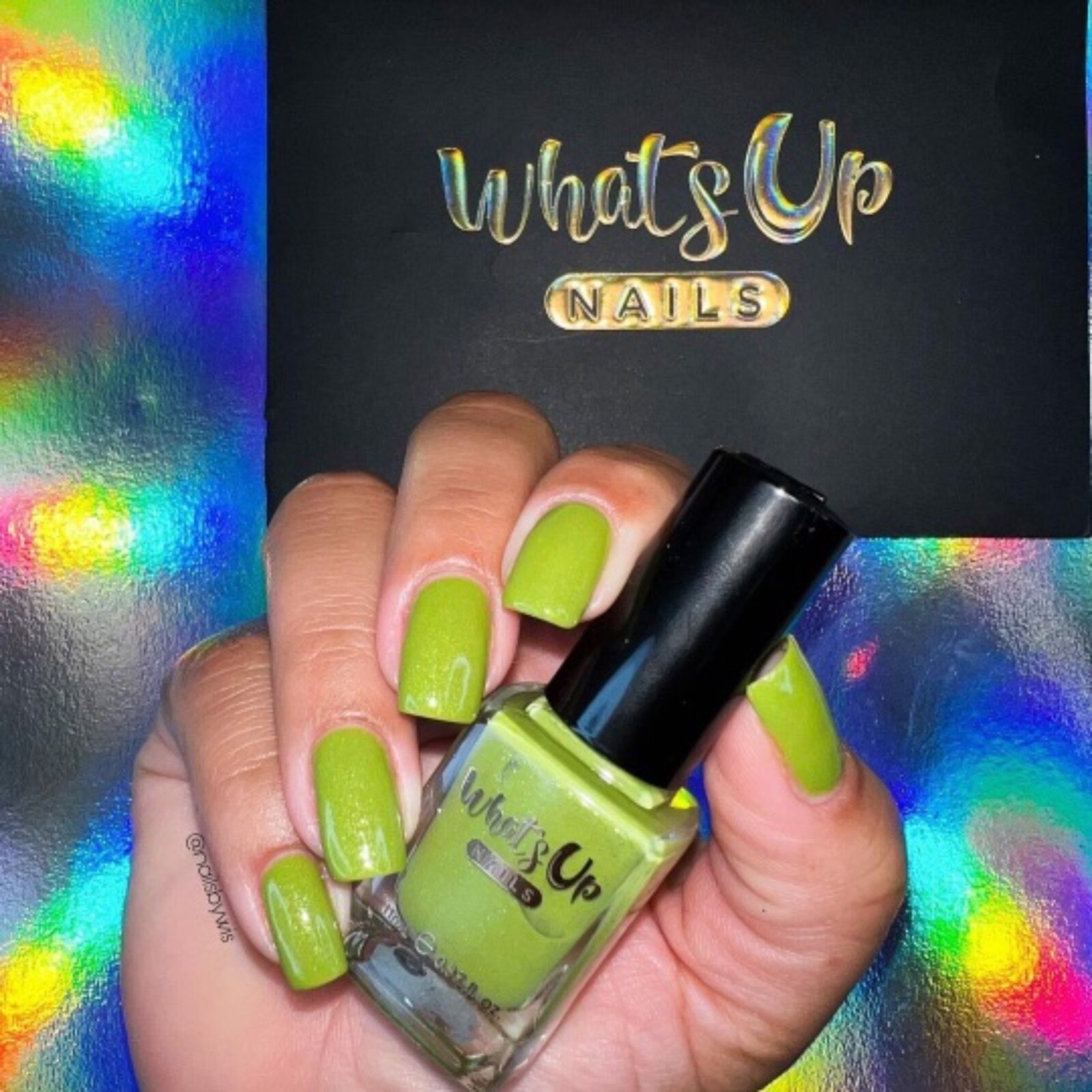 Whats Up Nails – Tuscan Harvest Regular Polish (Olive Green w/ Shimmer)
