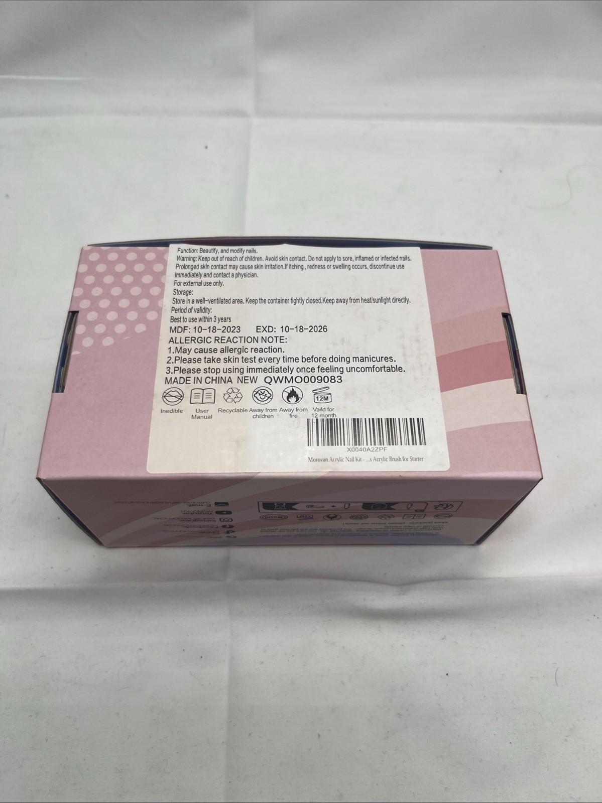 Morovan Professional Nail System Acrylic Nail Art Kit S48-A2