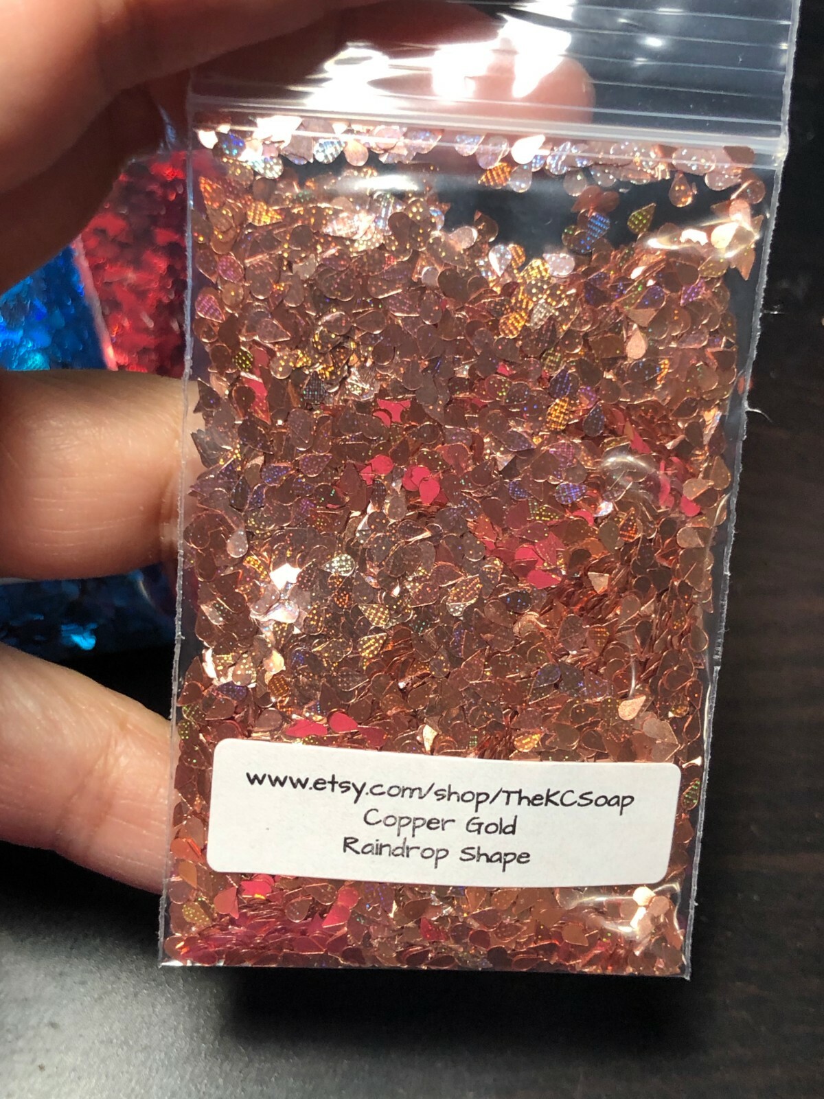 Solvent Resistant laser Raindrop Glitter Eyeshadow Nail Art Face Epoxy US Seller
