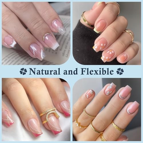 Extra Short Coffin Nails Tips: 360Pcs Full Cover Short Gel A-Extra Short Coffin