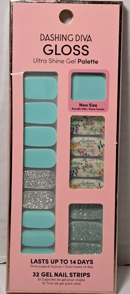Dashing Diva Gloss Ultra Shine Gel Nail Strips (4PKGS) GET JADED, LEAF IT BE, IV
