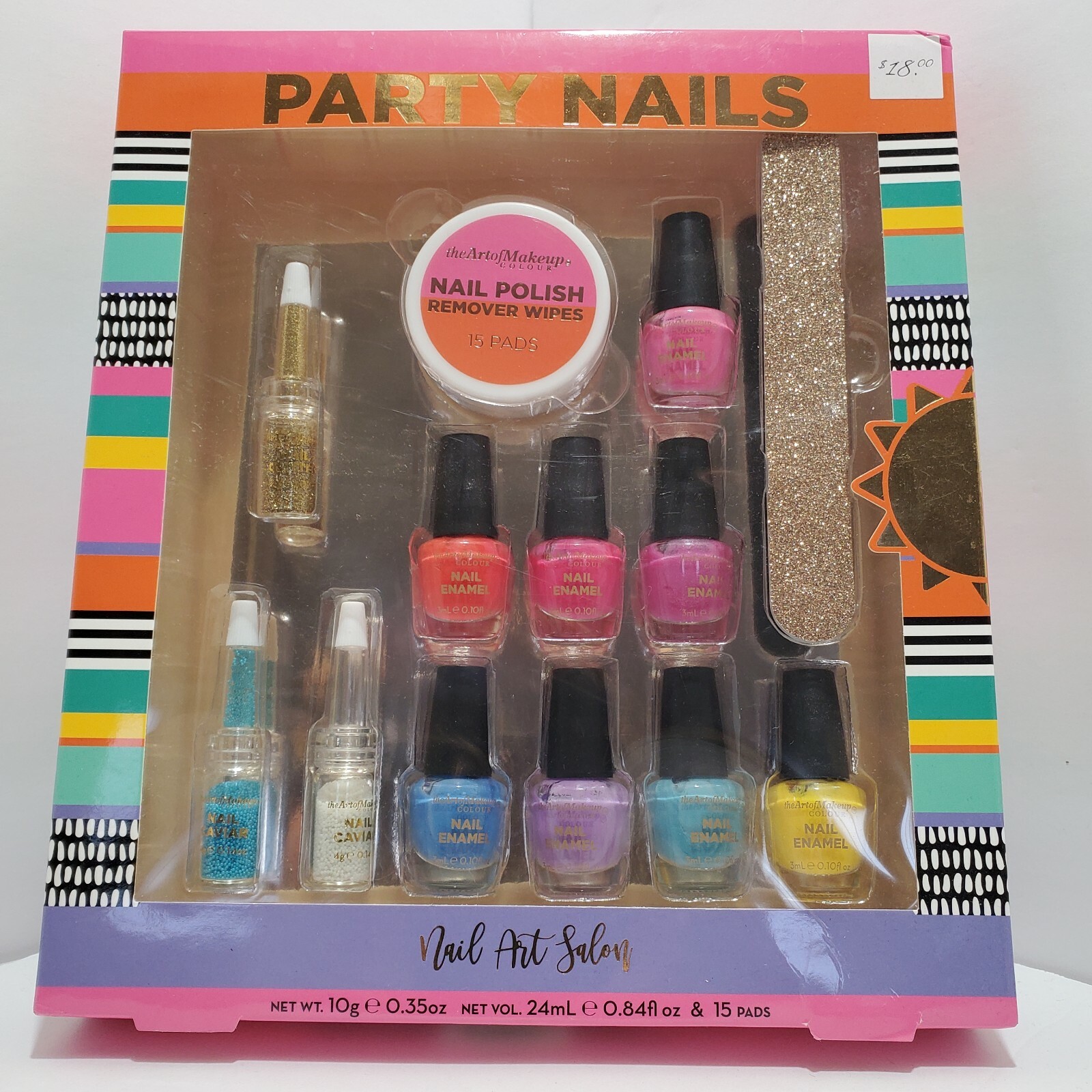 New Nail Polish, Art Studio Set, Nail Art Salon, Caviar, Emery Board, Remover