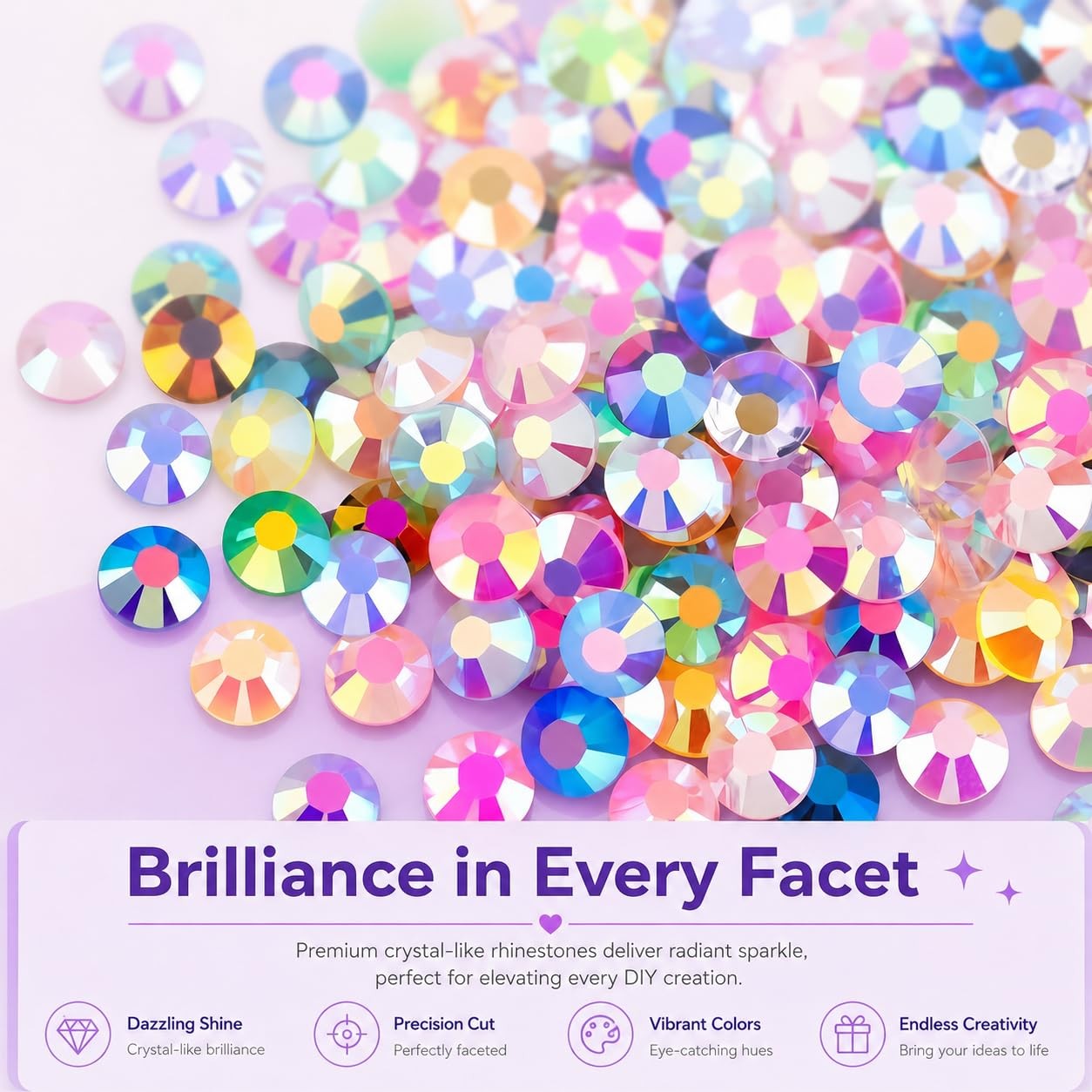 40000 PCS Bedazzling Kit with Rhinestones, 40 Colors 3mm Resin Jelly Flatback…