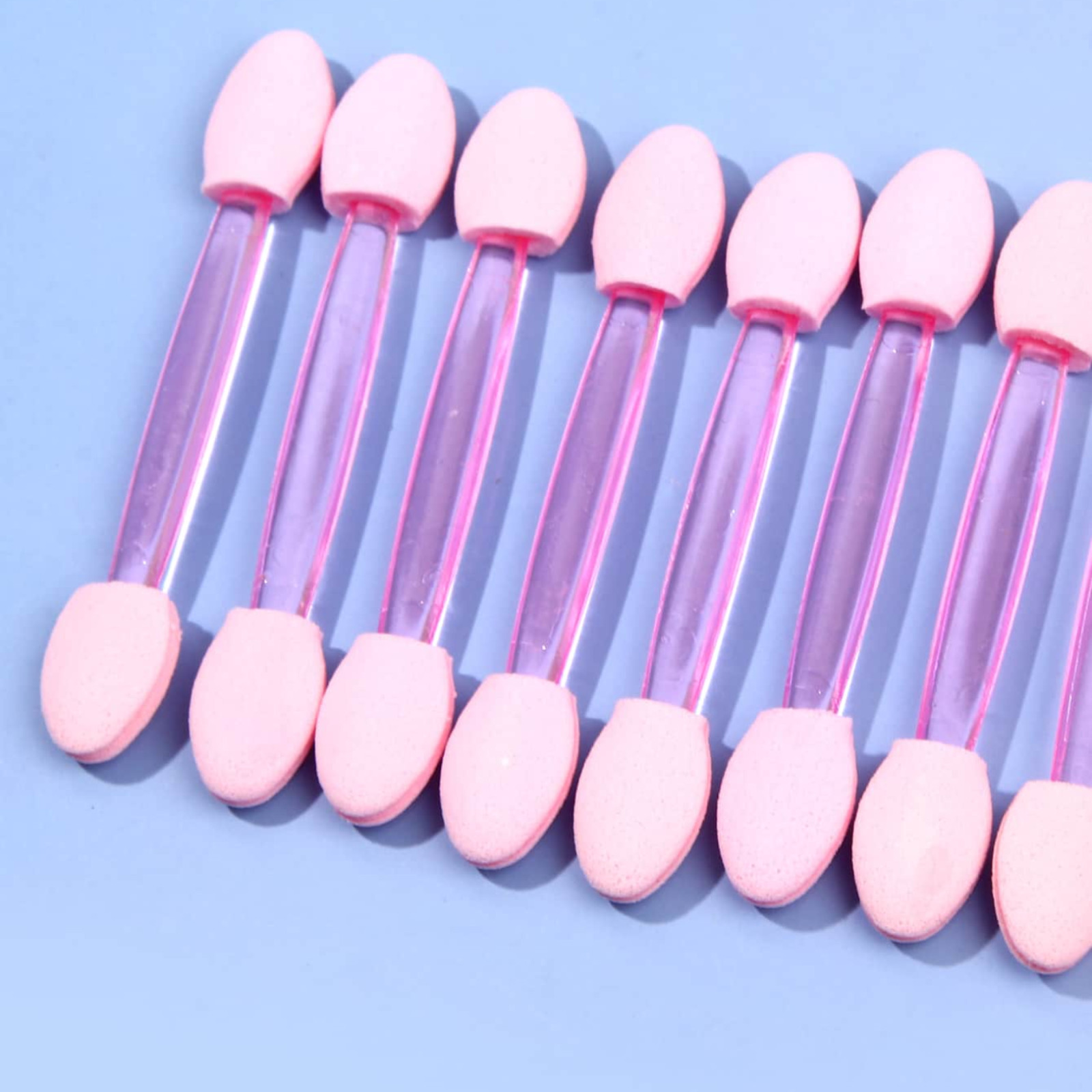 50pcs Sponge Brush Double-Ended for Gradient Nail Art with Handheld for Women