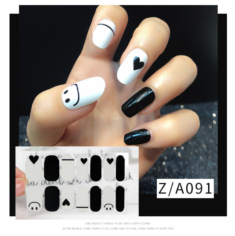 Nail Wraps Leopard Bunny Stickers Polish Manicure Art Self Stick Decor USA NH5