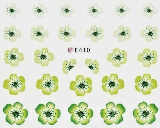 3D Nail Art Sticker Cherry Blossom Flower Floral Decals Manicure DIY Nail Art