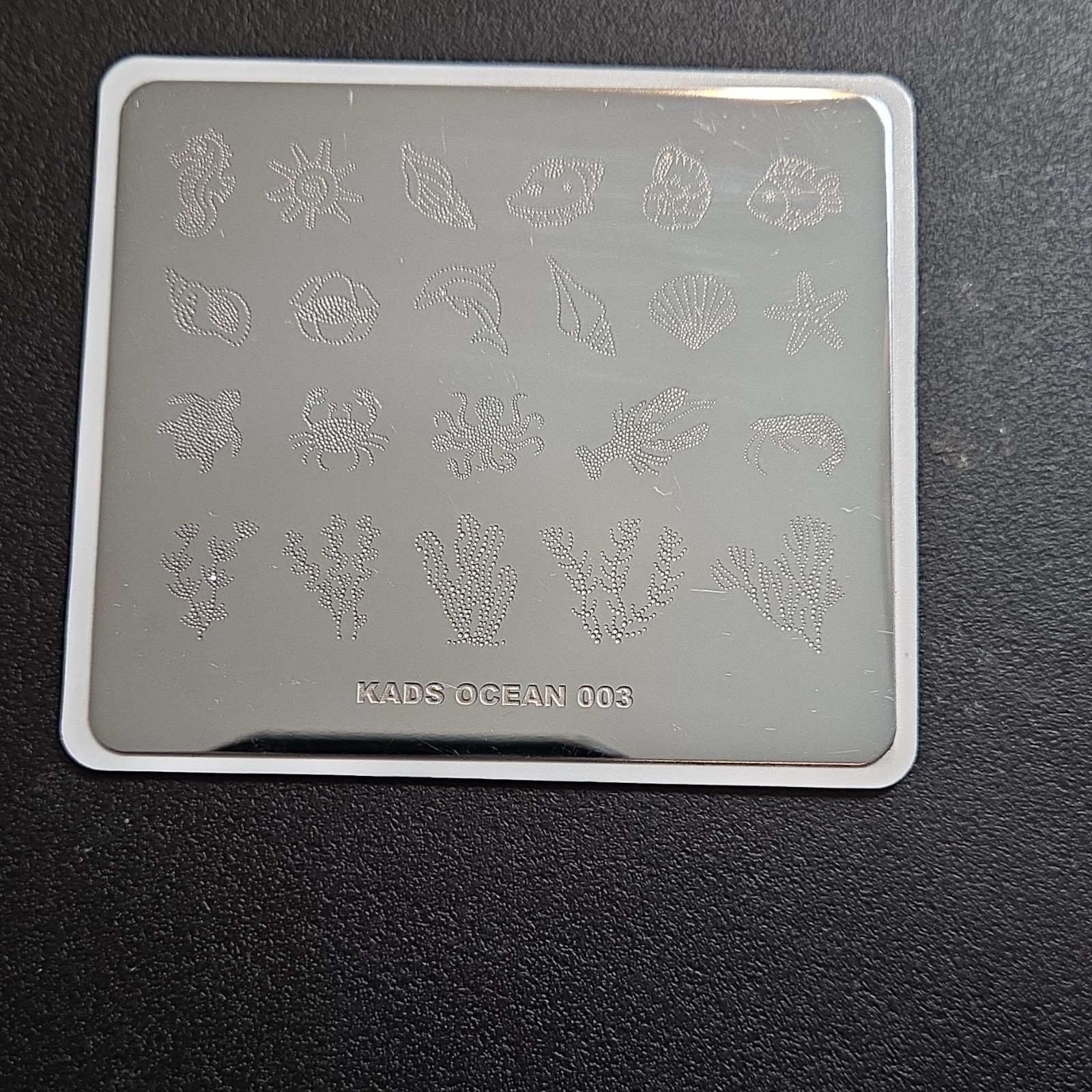 KADS Nail Art Stamping Plate – Ocean 003