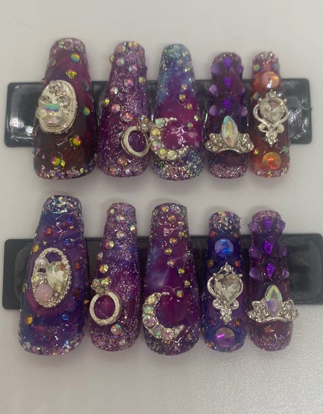 Galaxy Bling Press On Nail Set