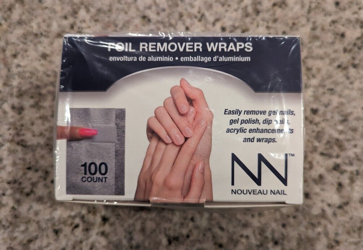 Nouveau Nail Foil Remover Wraps 100ct