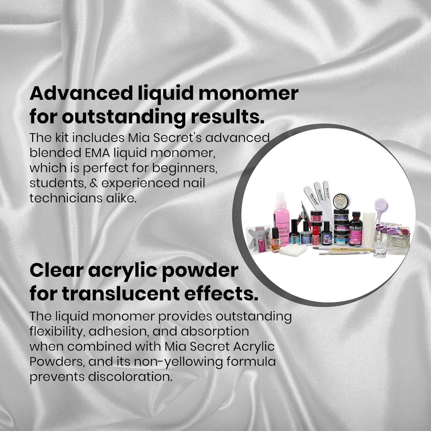 Professional Acrylic Nail Kit/Set for Beginner – Nail Kit with Everything – Kit