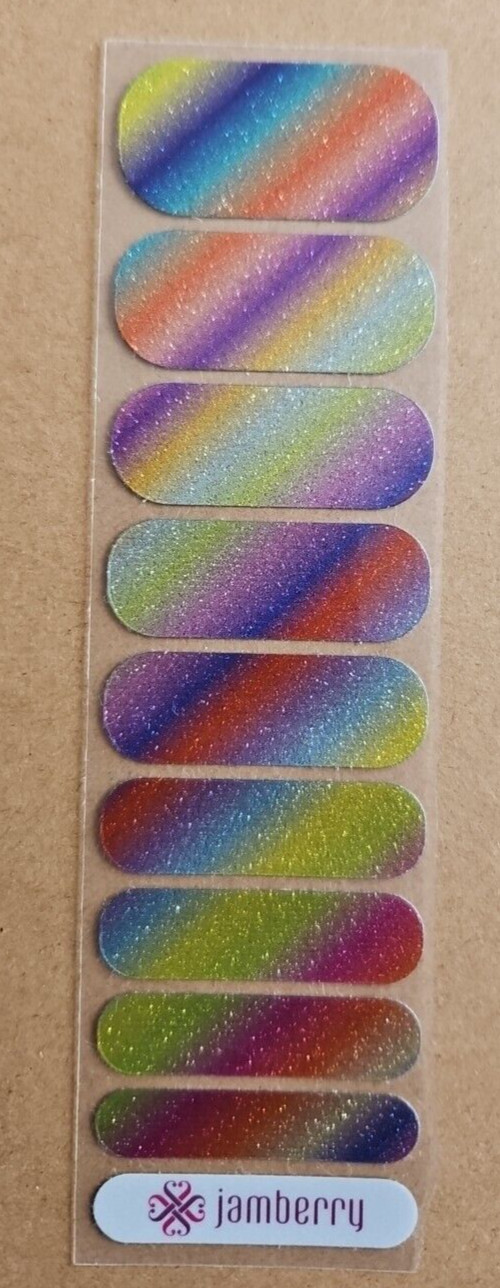 JAMBERRY COSMIC HALF SHEET NAIL WRAP RETIRED GGG MARCH 2018
