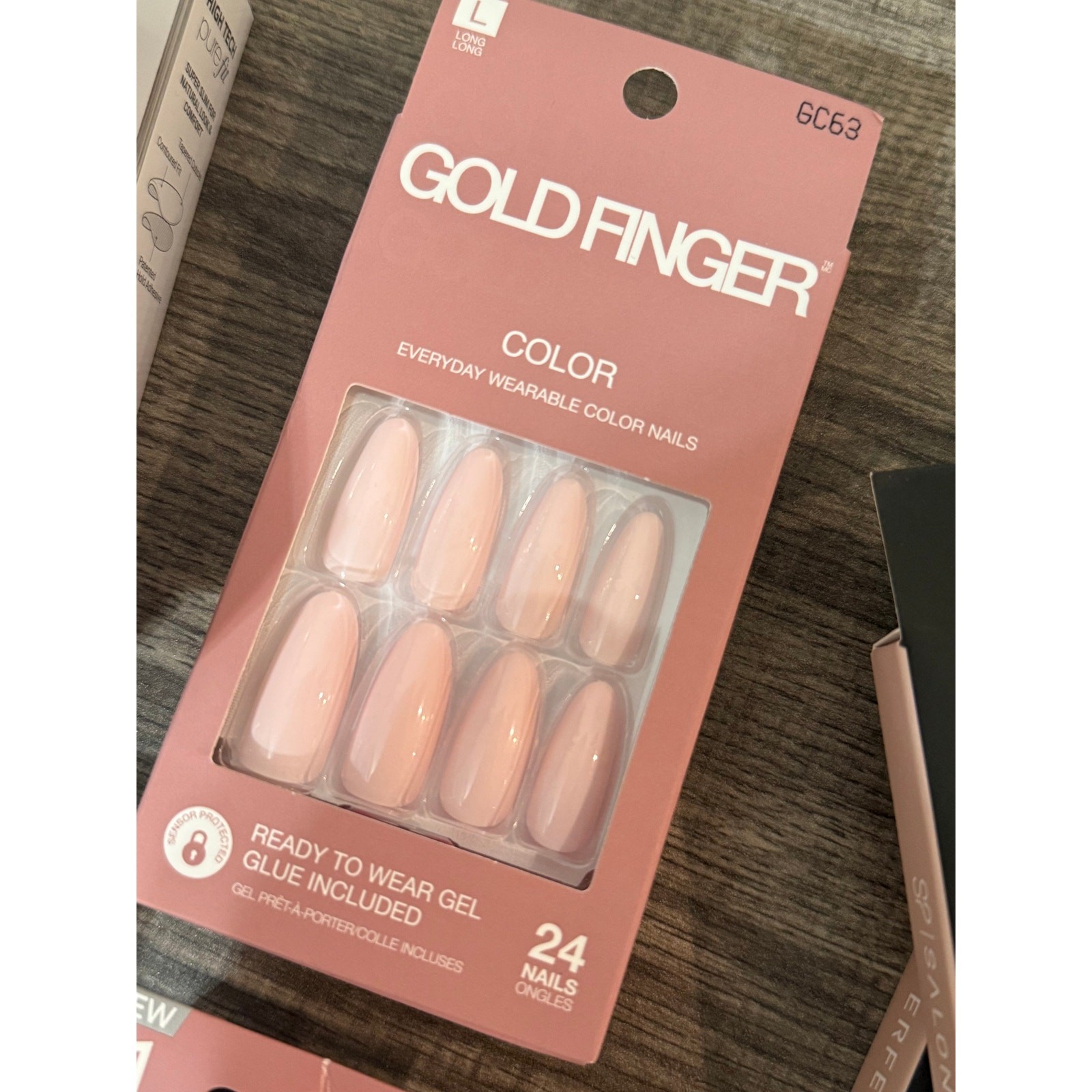 (10 Packs) Press On Nail Bundle – Light Colors, Cateye, Nude, Pink – NEW