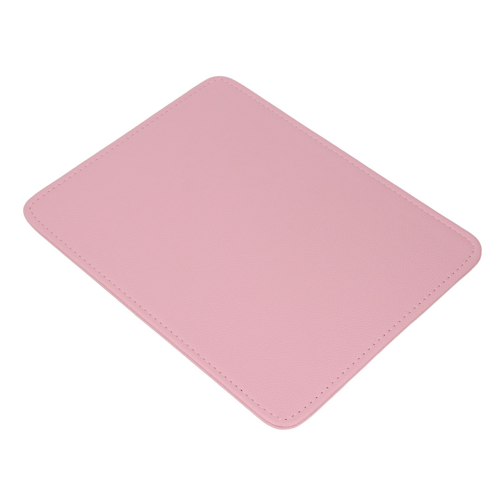 Pink Nail Art Table Mat PU Leather Washable Litchi Pattern Nail Pad Manicure