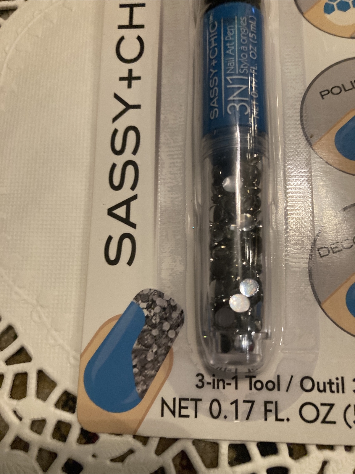 Sassy + Chic Nail Art Pen ~Blueberry Scented ~ Stocking Stuffer