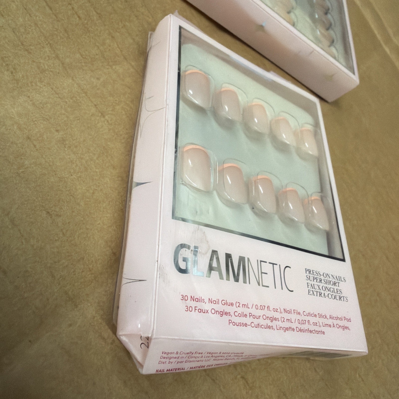 Glamnetic Super Short Press On Nail Set Of 6 Glue/Remover