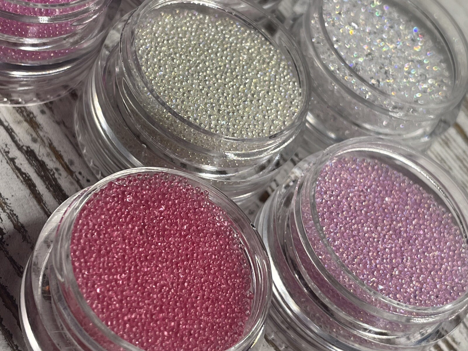 PinkCaviar Beads Mini Nail Crystal Glass Rhinestones 3D Nail Art Micro Beads DIY
