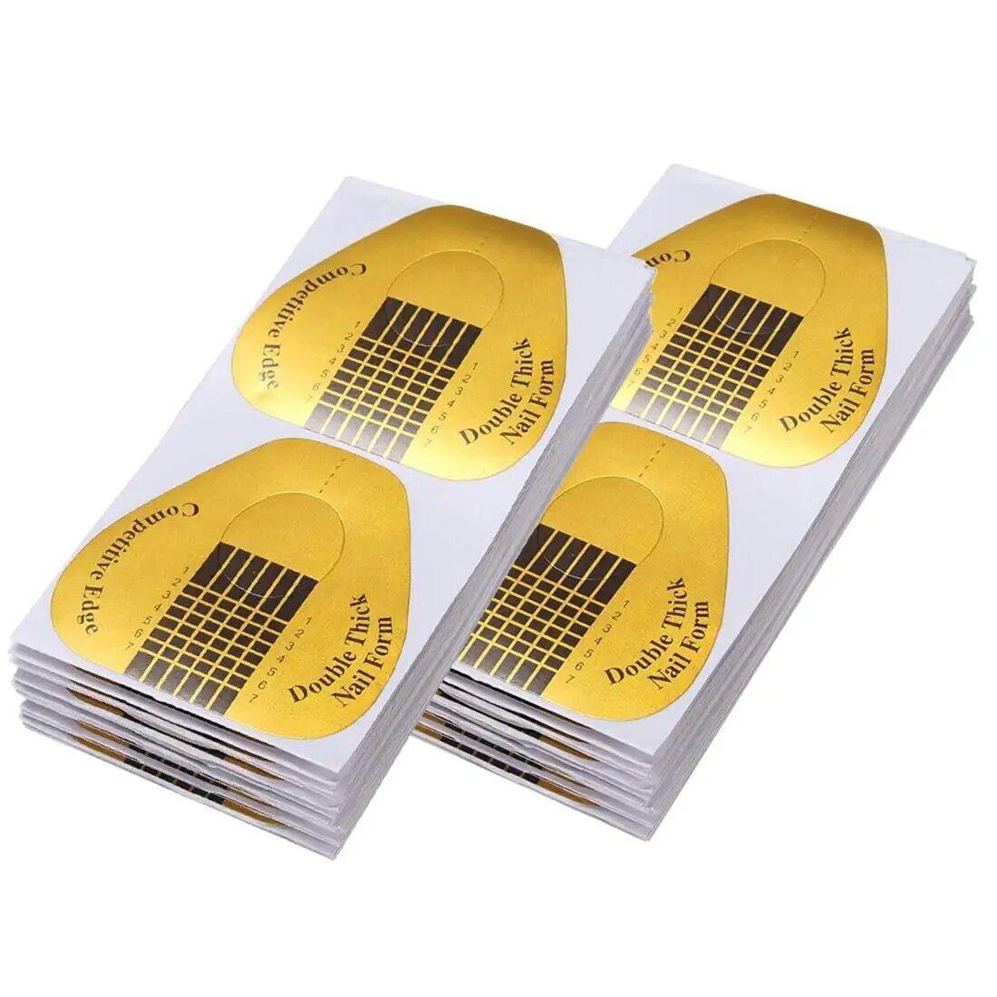 100/50/20/10pcs Nail Extension Forms Acryl Tips Gel Polish DIY Sticker(AU STOCK)