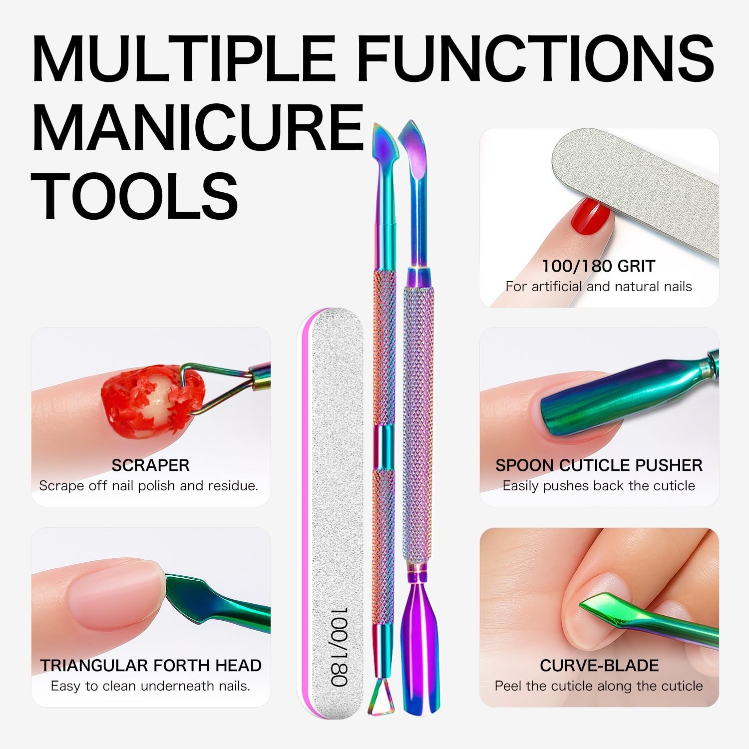 FANISN Gel Nail Polish Remover with Tools, 15ml (0.5 fl oz) 15 ml (Pack of 1)