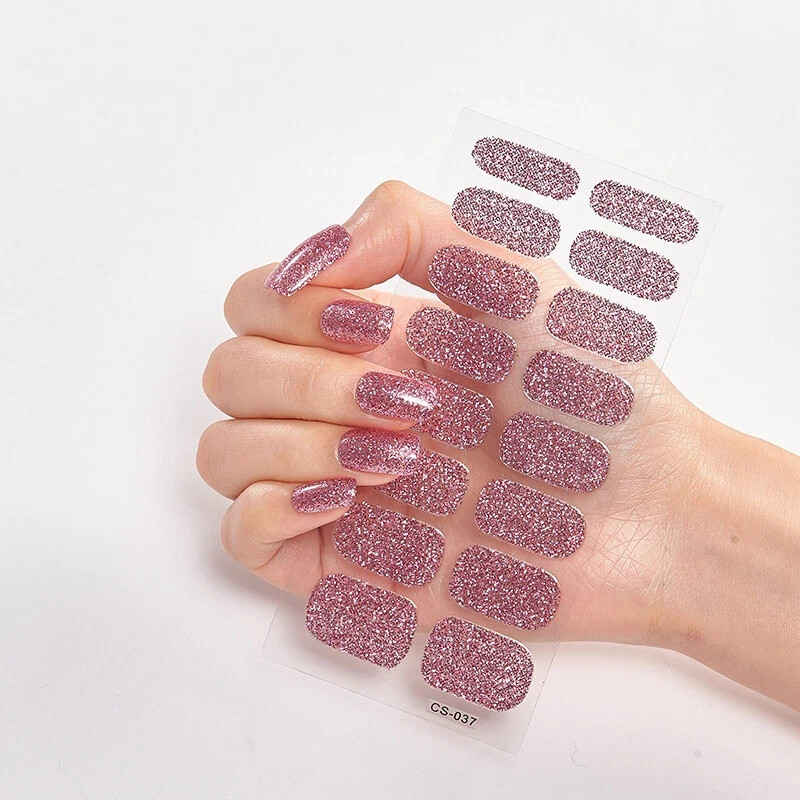 Share Full Size Nail Wraps Stickers Polish Toe Manicure Art Self Stick Decor3D