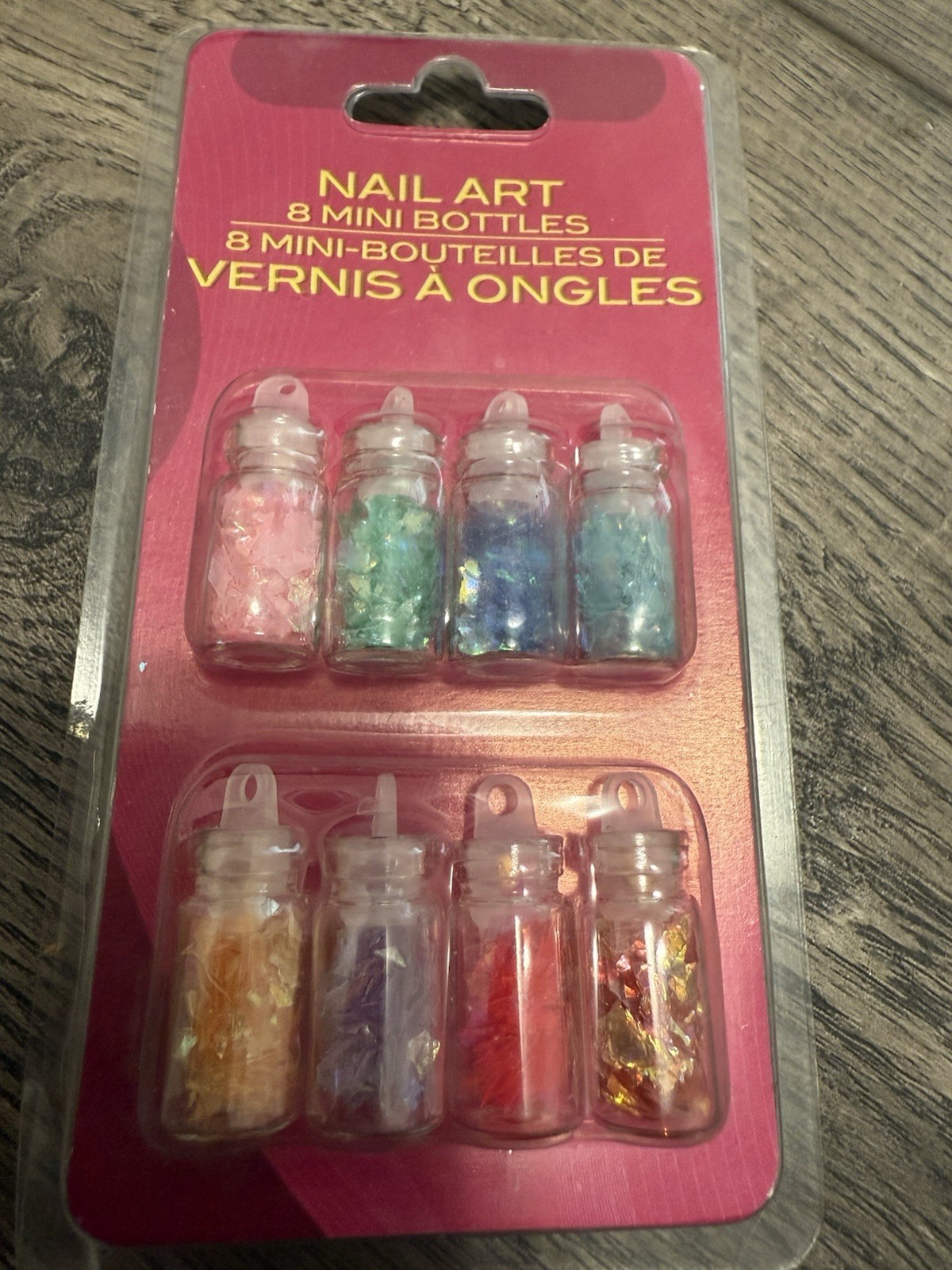 New Donna Michelle Salon Basics Nail Art 8 Mini Bottles