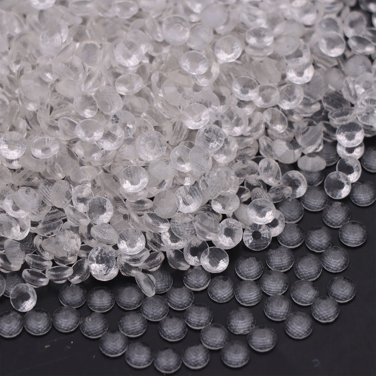 White Clear Crystal AB FlatBack Rhinestones Glass Stone Beads for Jewelry Making