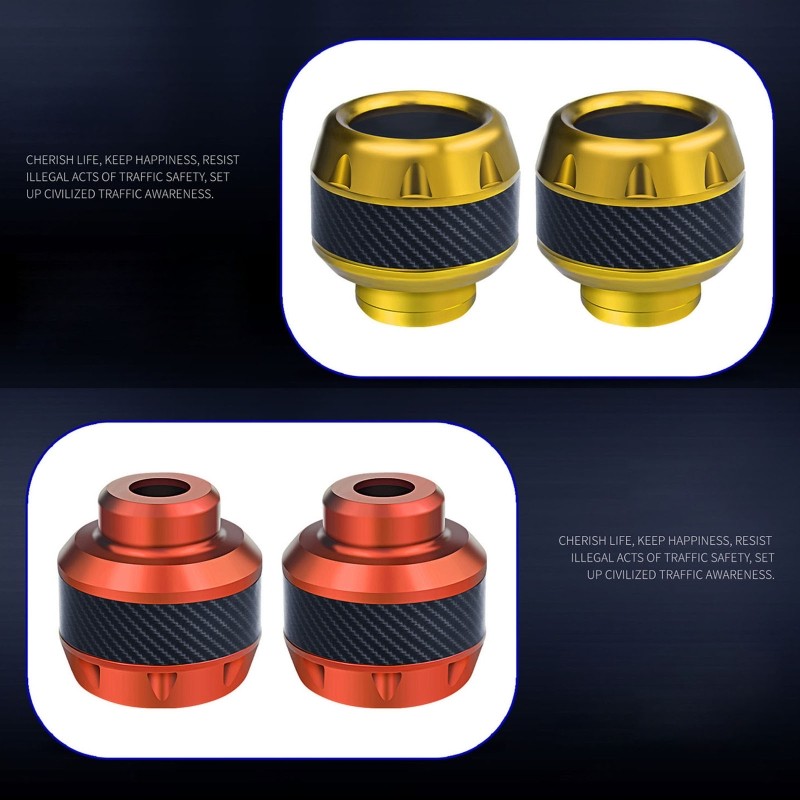 Motorcycle Fork Cup Drop Resistance Holder Front-Wheel Damping Shock Cups 2 Pack