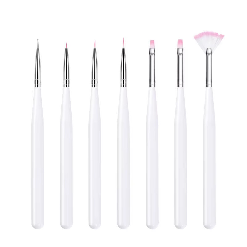 Nail Art Brush Set Acrylic Gel Manicure Carving Painting Tool Kit